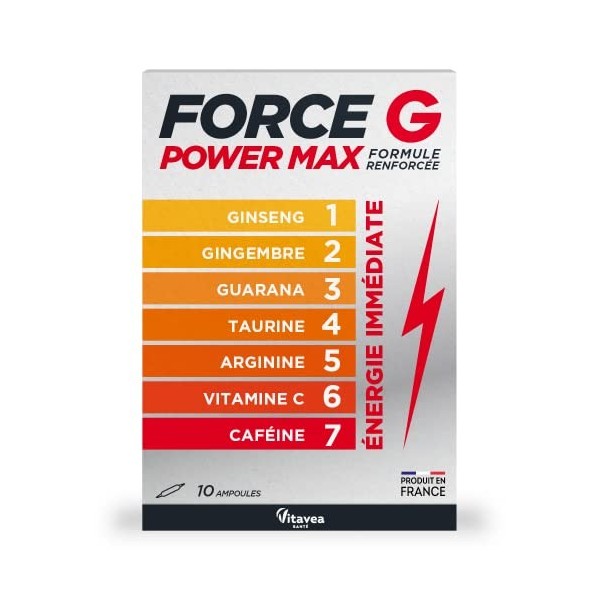 Vitavea Force G Power Max Formule Renforc E Booster Energie Imm