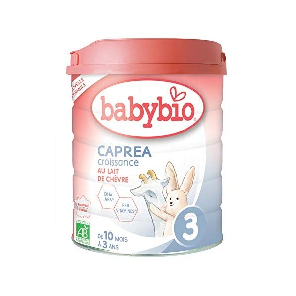 Babybio Lait Infantile Caprea 3ème Âge 800g Au lait de chèv