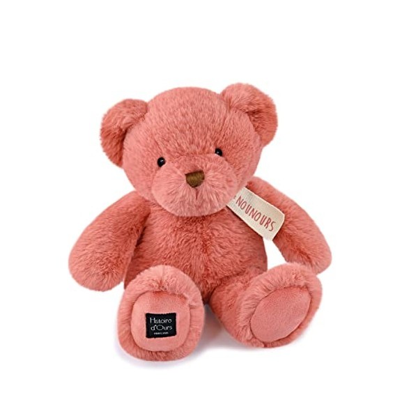 Histoire dOurs Peluche Géante Ours Le Nounours Vanille 75 c