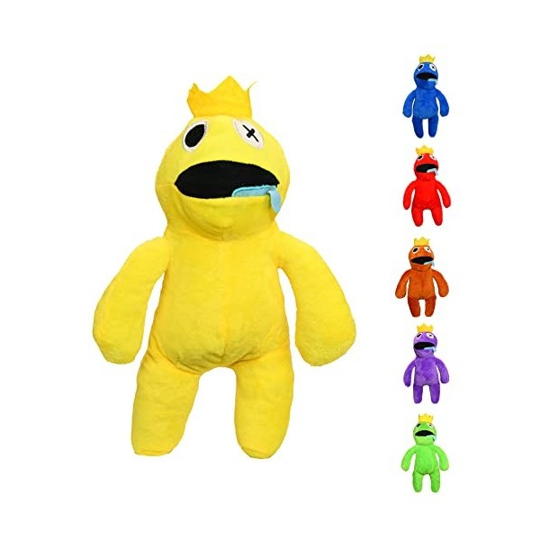 Wiztex Rainbow Friends Collection De Jouets En Peluche Cm Roug