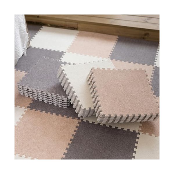 Tapis De Sol En Mousse Puzzle Pi Ces Dalles De Moquette Embo Ta