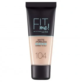 104 Avorio - Rosa - fondazione ADATTA a ME MATTE & PORELESS da Gemey Maybelline Maybelline 5,99 €