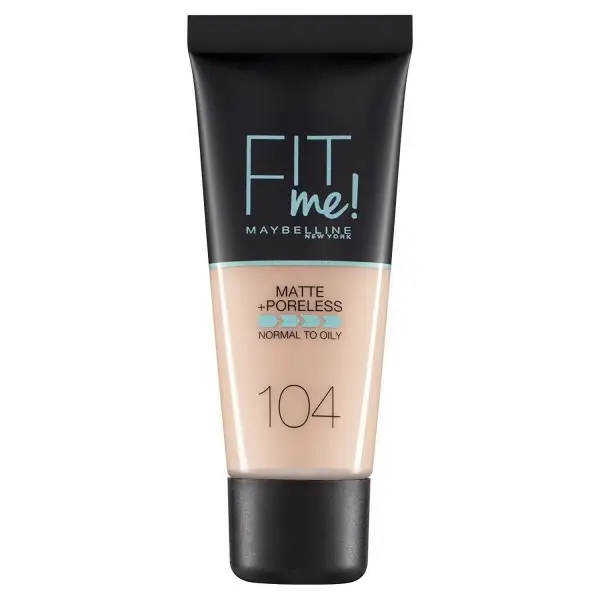 104 Marfil - Rosa - fundación FIT ME MATE y sin poros de Maybelline Gemey Maybelline 5,99 €
