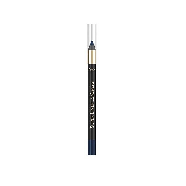 03 la luz de la Luna Azul - Lápiz de Ojos Waterproof Super Liner Silkissime L'oréal Paris, Gemey Maybelline, 3,99 €