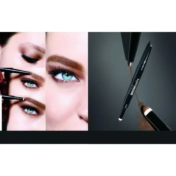 Bruin - Wenkbrauw Potlood Brow Duo Satin Combinatie van Potlood + Poeder Overweldigende van Gemey Maybelline Maybelline 4,99 €