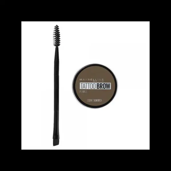 03 Marrone Medio - Cera Sopracciglia-Occhi di Studio Tattoo Brow Pomade de Gemey Maybelline Maybelline 5,99 €