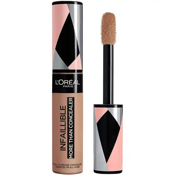 334 Walnoot - Corrector en de stichting 2 in 1 Onfeilbaar Meer Dan Concealer van L 'oréal Paris, L' oréal 4,99 €