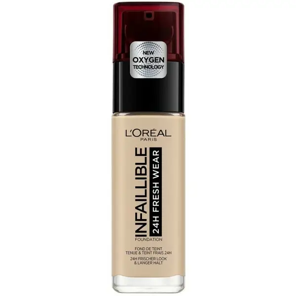 130 Beige Peau - Fond de Teint fluide Infaillible 24H de L'Oréal Paris L'Oréal 7,83 €