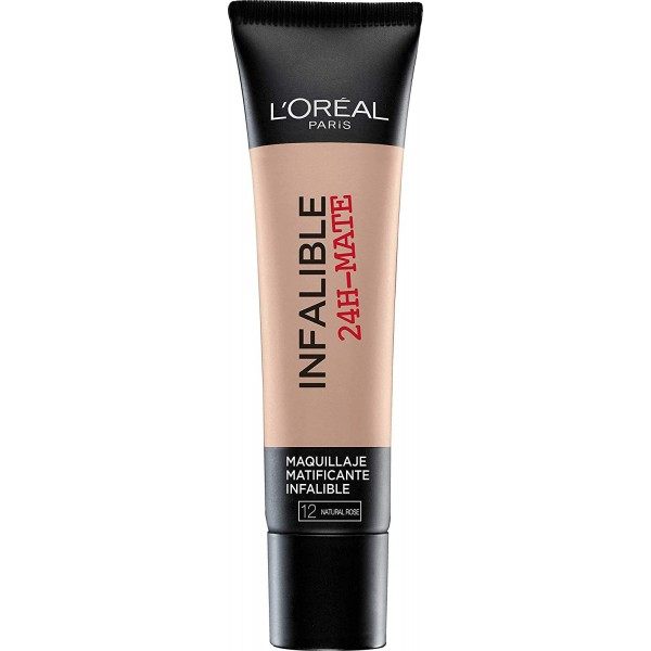 12 Natural de Rosa fundació Mattifying Infal·libles 24H per L'oréal París L'oréal 7,49 €