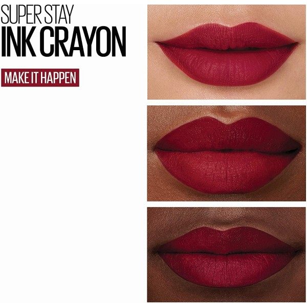 55 Make It Happen - Crayon Rouge à Lèvres Superstay Ink de Maybelline New York Maybelline 4,00 €