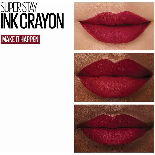 55 Make It Happen - Crayon Rouge à Lèvres Superstay Ink de Maybelline New York Maybelline 3,85&nbsp;€