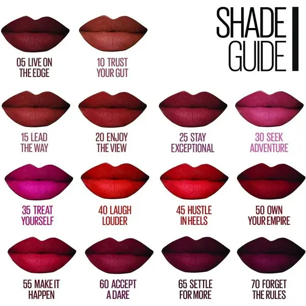 60 Accept A Dare - Crayon Rouge à Lèvres Superstay Ink de Maybelline New York Maybelline 5,00&nbsp;€