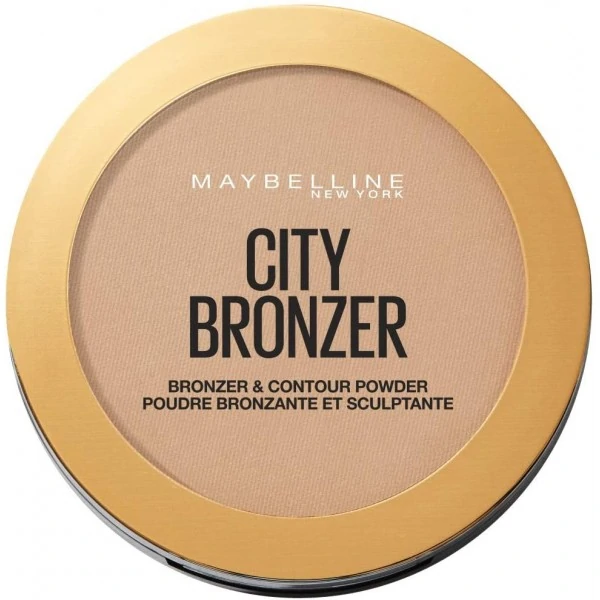 200 Medium Cool - Bronzing Powder und üblicherweise auf formende City bräune presse / pressemitteilungen Maybelline Maybelline