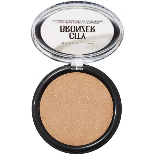 200 Medium Cool - Bronzing Powder und üblicherweise auf formende City bräune presse / pressemitteilungen Maybelline Maybelline