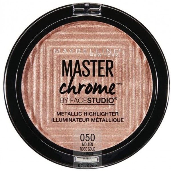 050 Fuso In Oro Rosa - Illuminatore Viso Di Studio Master In Metallo Cromato Gemey Maybelline Maybelline 5,99 €