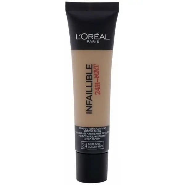 24 Beige Doré - Fond de Teint Matifiant Infaillible 24H de L'Oréal Paris L'Oréal 7,00 €