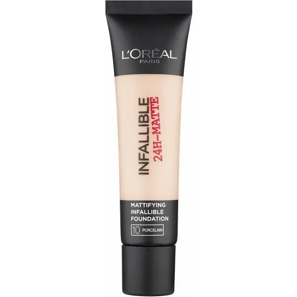 10 Porcelain foundation with a Mattifying Infallible 24H by L'oréal Paris L'oréal 7,99 €