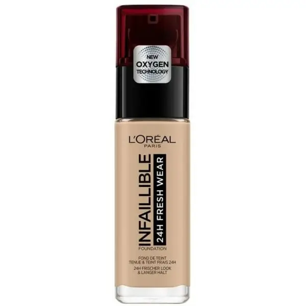145 Rosy Beige - vloeibare foundation Onfeilbaar 24 UUR door L 'oréal Paris L' oréal 8,99 €
