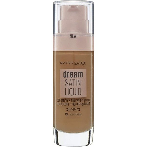 51 Karamelu Beige fundazioa Amets Satin Likido Gemey Maybelline Maybelline 5,99 €