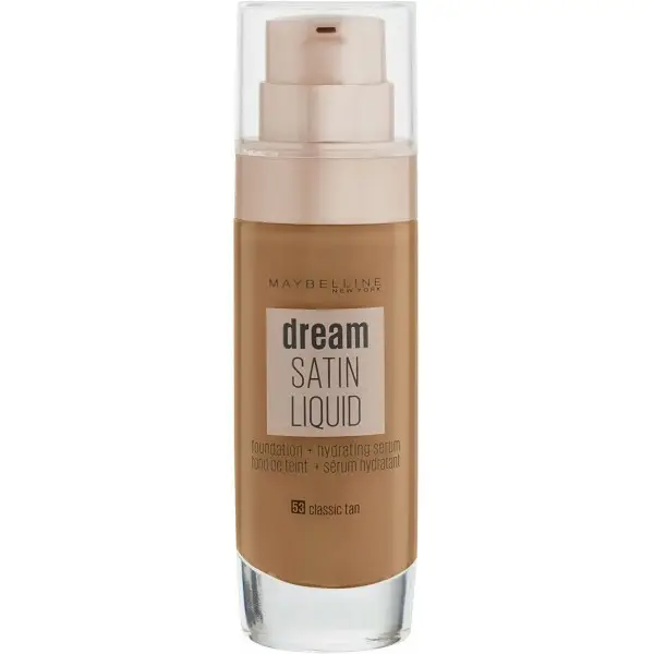53 Classic Tan - Fond de Teint Dream Satin Liquid de Gemey Maybelline Maybelline 5,00&nbsp;€