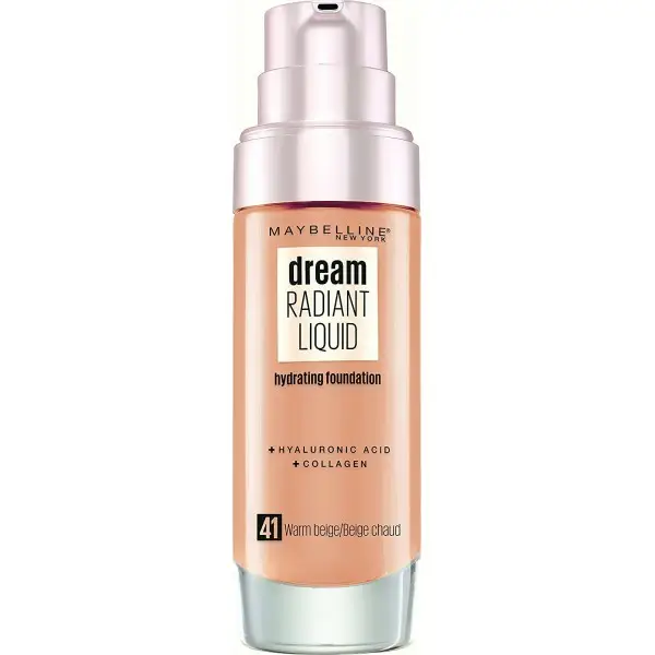 41 Warm Beige - Fond de Teint Dream Satin Liquid de Gemey Maybelline Maybelline 6,00&nbsp;€