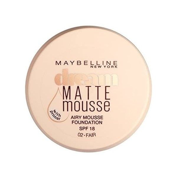 02 Fair foundation Dream Matte Mousse FPS18 of Gemey Maybelline Maybelline 6,99 €