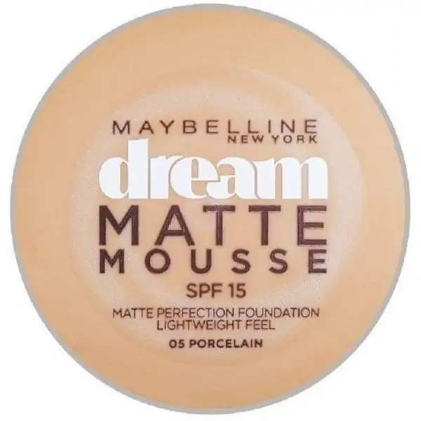 05 de Porcelana - fundación Soño Mate Mousse FPS18 de Gemey Maybelline Maybelline 6,99 €