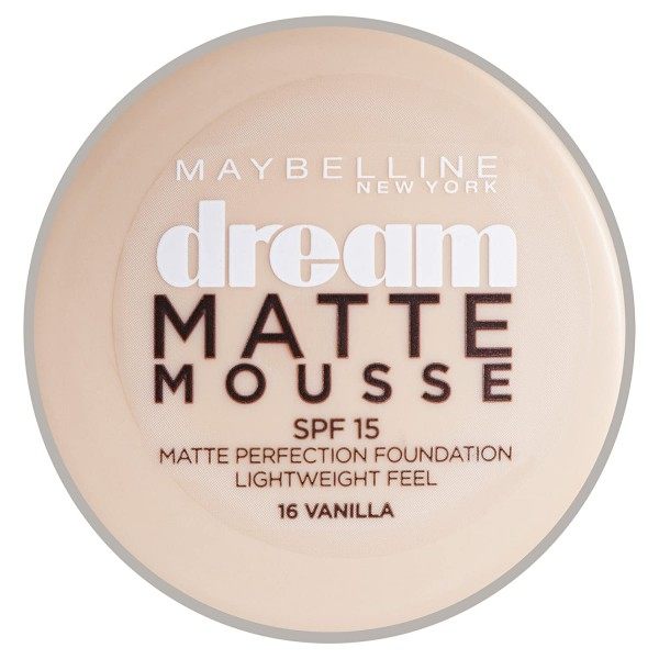 16 Vanilla - Fond de Teint Dream Matte Mousse FPS18 de Gemey Maybelline Maybelline 5,99&nbsp;€