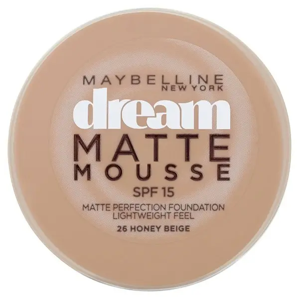 26 Honey Beige - Fond de Teint Dream Matte Mousse FPS18 de Gemey Maybelline Maybelline 6,00 €