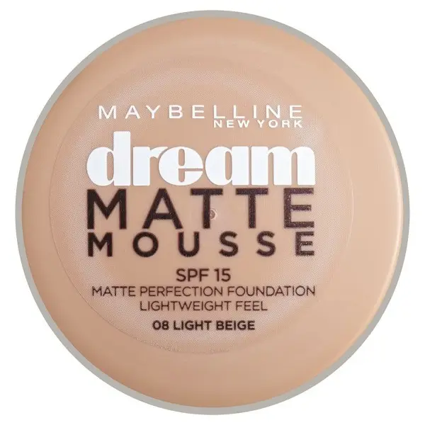 08 de Beige fundación Soño Mate Mousse FPS18 de Gemey Maybelline Maybelline 6,99 €