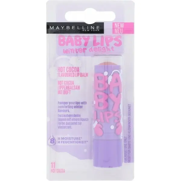 11-Cacao Quente - beizo Bálsamo Hidratante Bebé Beizos de Gemey Maybelline Maybelline 2,99 €