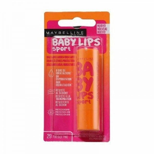 29 Poolside Pink - Baume à lèvres Hydratant Baby Lips Sport de Gemey Maybelline Maybelline 1,00 €