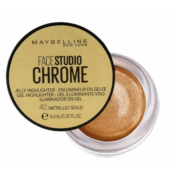 40 Metallic Gold - Highlighter en Gel Chrome Jelly de Gemey Maybelline Maybelline 2,00&nbsp;€