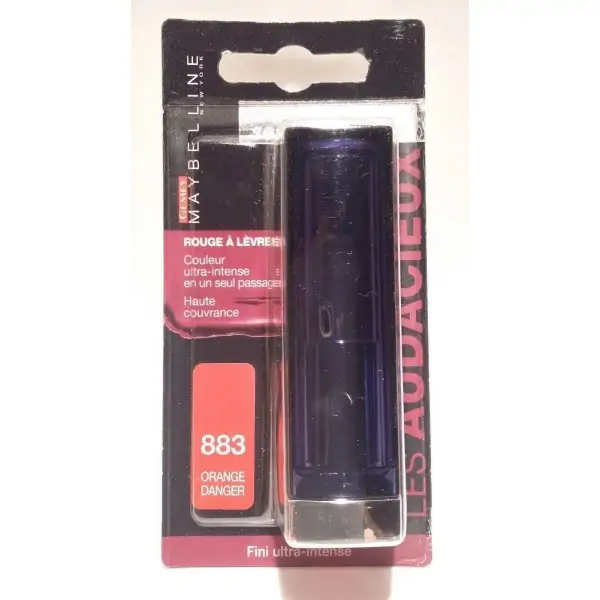 883 di Pericolo Arancione - Rosso il Colore delle labbra Sensazionale Opaco Gemey Maybelline Gemey Maybelline 9,60 €