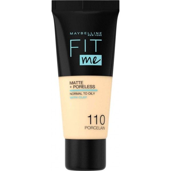 110 Porcelaine - FIT ME MATTE & PORELESS Foundation di Maybelline Maybelline 5,99 €