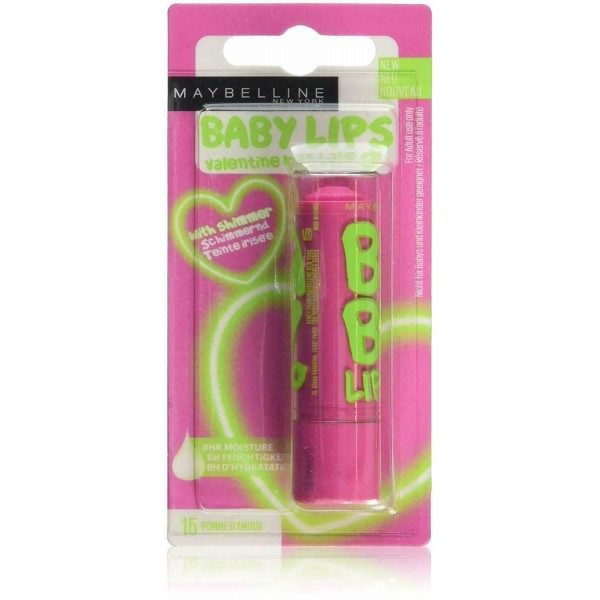 15 - Pomme d'Amour - Baume à lèvres Hydratant Baby Lips de Gemey Maybelline Maybelline 1,50 €