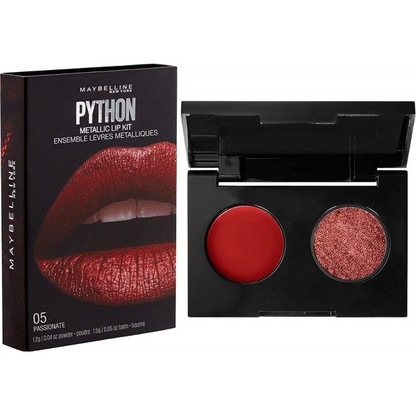 05 Passionate - Python Metallic Lip Kit by Gemey Maybelline Maybelline 2,99 €