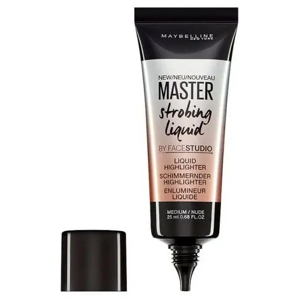 Medium / Nude - Master Strobbing Liquid Highlighter di Gemey Maybelline Maybelline 3,99 €