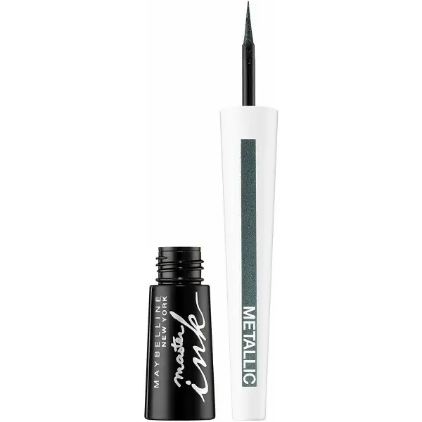 33 Glimmer Green - Pennello per eyeliner a inchiostro liquido metallizzato duraturo di Gemey Maybelline Maybelline 3,99 €