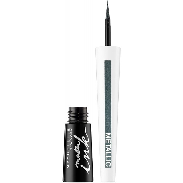 33 Glimmer Green - Blijvend Drama Metallic Liquid Ink Eyeliner Brush van Gemey Maybelline Maybelline 3,99 €
