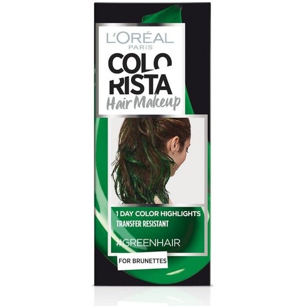 GreenHair ( Vert ) - Coloration Éphémère Colorista Hair Makeup de L'Oréal Paris L'Oréal 0,50 €