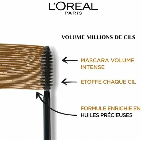 Bruin / Brun - Volume Mascara Miljoenen wimpers van L'Oréal Paris L'Oréal 6,99 €