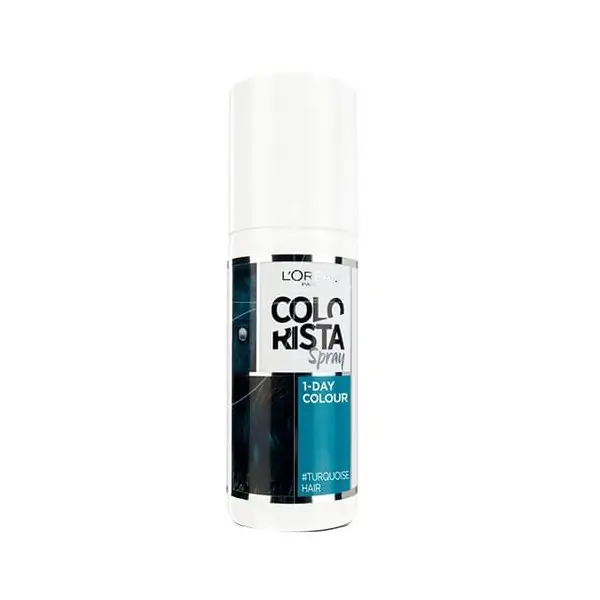 Turchese - Spray Colorante Temporaneo per Capelli Colorista 1 Day Spray di L'Oréal Paris L'Oréal € 2,99