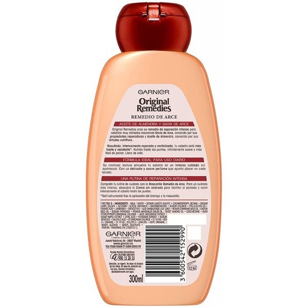 Shampooing Original Remedies Remède d'érable 300ml de Garnier Garnier 2,49 €