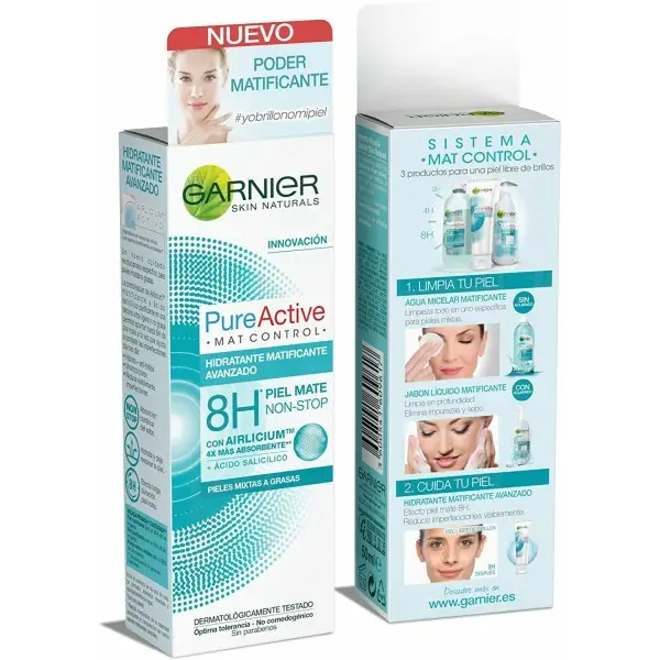 Crème Hydratante Pure Active MAT Control 50ml de Garnier Garnier 4,00&nbsp;€