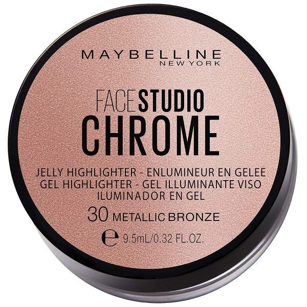 30 Metallic Bronze - Highlighter en Gel Chrome Jelly de Gemey Maybelline Maybelline 1,49 €