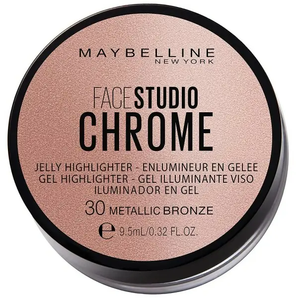 30 Metallic Bronze - Highlighter en Gel Chrome Jelly de Gemey Maybelline Maybelline 2,98&nbsp;€