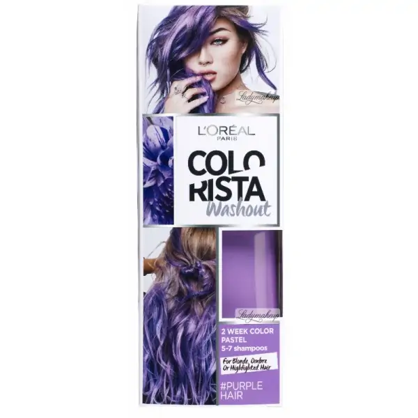 Purple Hair - Coloración Colorista Wash Out de L'Oréal Paris L'Oréal 3,99 €