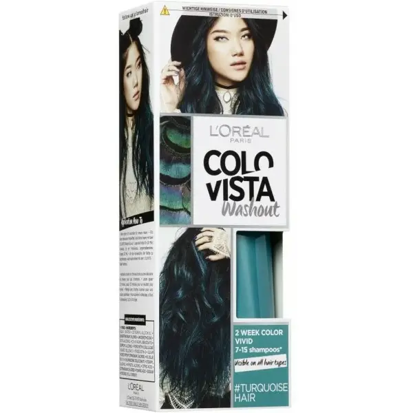 Turquoise Hair - Coloration Colorista Wash Out de L'Oréal Paris L'Oréal 5,00&nbsp;€