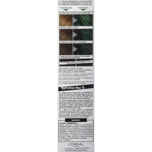 Green Hair - Coloración Colorista Wash Out de L'Oréal Paris L'Oréal 3,99 €